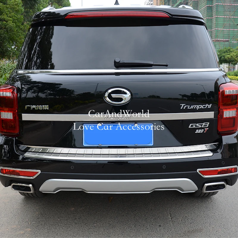 For GAC GS8 2017-2019 2020 2021 Stainless Steel Tail Gate Door Edge Rear Trunk Strip Trims Decoration Cover Car Accessories
For GAC GS8 2017-2019 2020 2021 Stainless Steel Tail Gate Door Edge Rear Trunk Strip Trims Decoration Cover Car Accessories