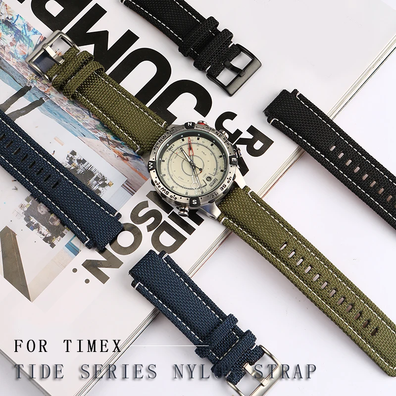 Nylon Watch Strap for Timex watch T2N721 T2N720 739 TW2T6300 band watchband with Screw rod and tools 24*16mm
Nylon Watch Strap for Timex watch T2N721 T2N720 739 TW2T6300 band watchband with Screw rod and tools 24*16mm