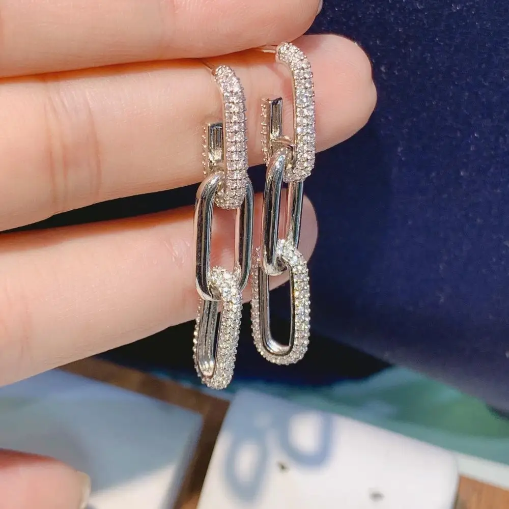 Hibride New Trendy Link Chain Earrings For Women Wedding Party Dubai Bridal Jewelry boucle d'oreille femme Gift Jewelry E-624
Hibride New Trendy Link Chain Earrings For Women Wedding Party Dubai Bridal Jewelry boucle d'oreille femme Gift Jewelry E-624