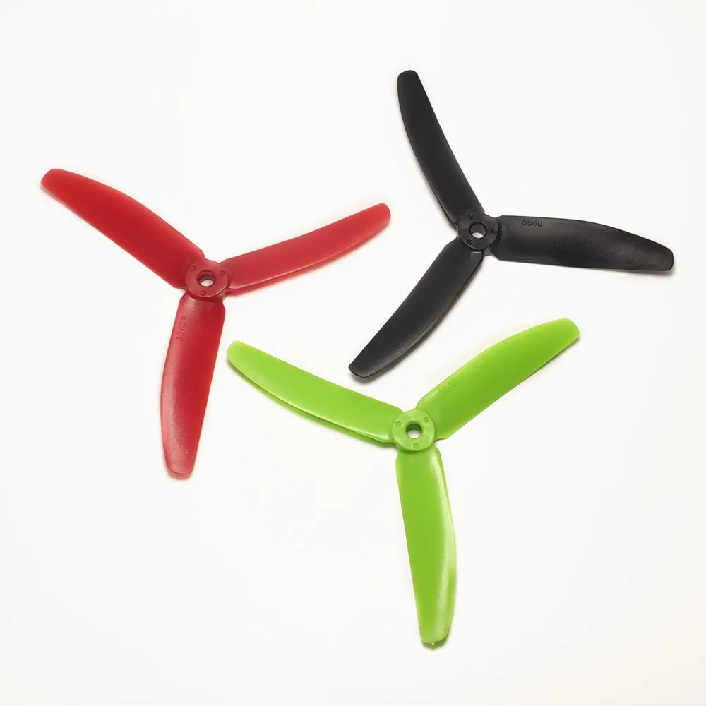 2 Pairs 5040 Propellers 3-Blades CW/CCW PC for RC DIY FPV Drone FreeStyle Quadcopter Parts
2 Pairs 5040 Propellers 3-Blades CW/CCW PC for RC DIY FPV Drone FreeStyle Quadcopter Parts