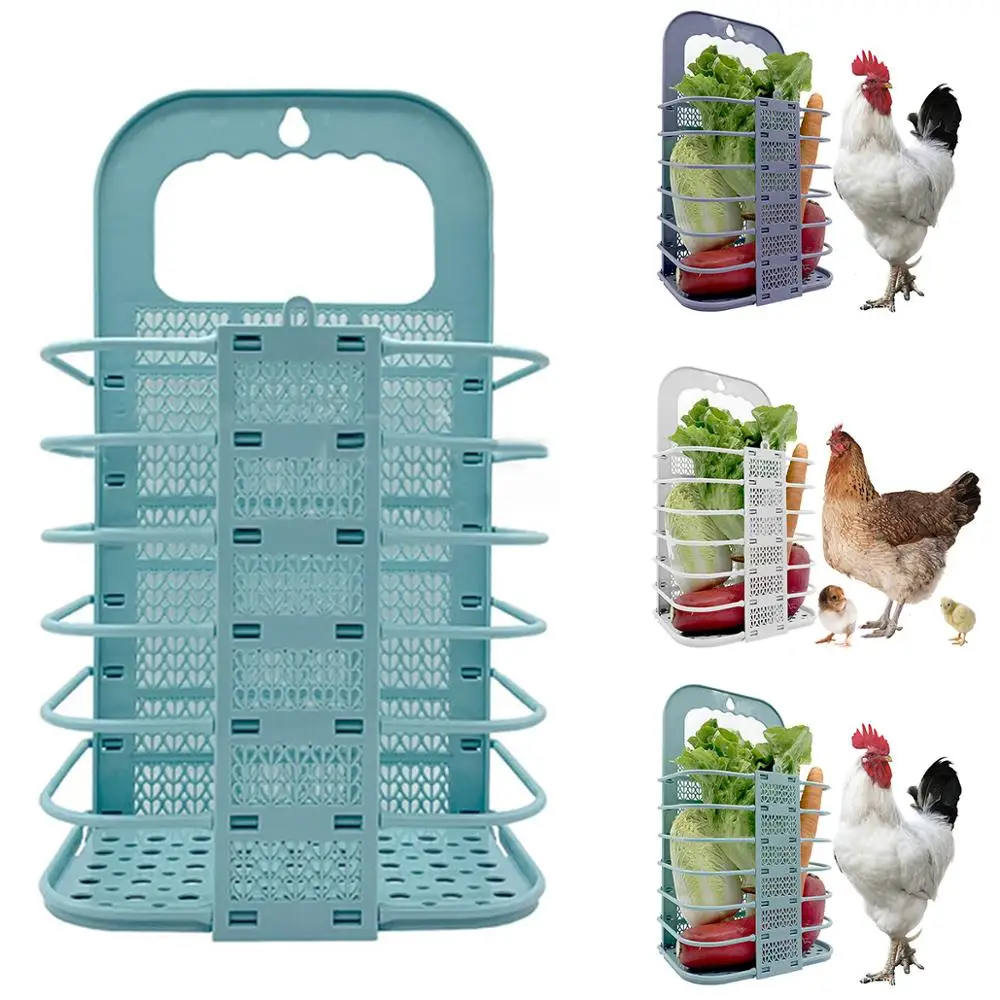 Poultry Chicken Vegetable Basket Folding Veggie Hanging Feeder For Hens Chicken Coop For Chickens Rabbits Hamster Guinea Pigs
Poultry Chicken Vegetable Basket Folding Veggie Hanging Feeder For Hens Chicken Coop For Chickens Rabbits Hamster Guinea Pigs