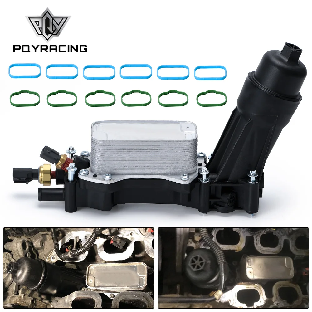 Engine Oil Cooler & Filter Housing Adapter Kit With Sensors Gaskets For Jeep Dodge Chrysler 14-17 3.6L V6 68105583AF Aluminum
Engine Oil Cooler & Filter Housing Adapter Kit With Sensors Gaskets For Jeep Dodge Chrysler 14-17 3.6L V6 68105583AF Aluminum
