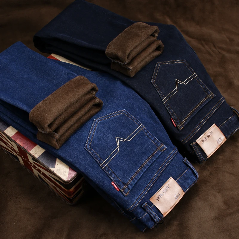 Men's Jeans Plus Velvet Lined Fall/Winter 28-40 Size Classic Design All-match Casual Business Straight Korean Micro Elastic 009
Men's Jeans Plus Velvet Lined Fall/Winter 28-40 Size Classic Design All-match Casual Business Straight Korean Micro Elastic 009