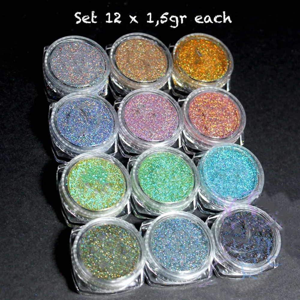 Holographic Powder Holographic Glitter Extra Fine 0.05mm - Diy Eye Shadows, Resin 12 Jars Powder Nail Holographic Glitter Powder
Holographic Powder Holographic Glitter Extra Fine 0.05mm - Diy Eye Shadows, Resin 12 Jars Powder Nail Holographic Glitter Powder