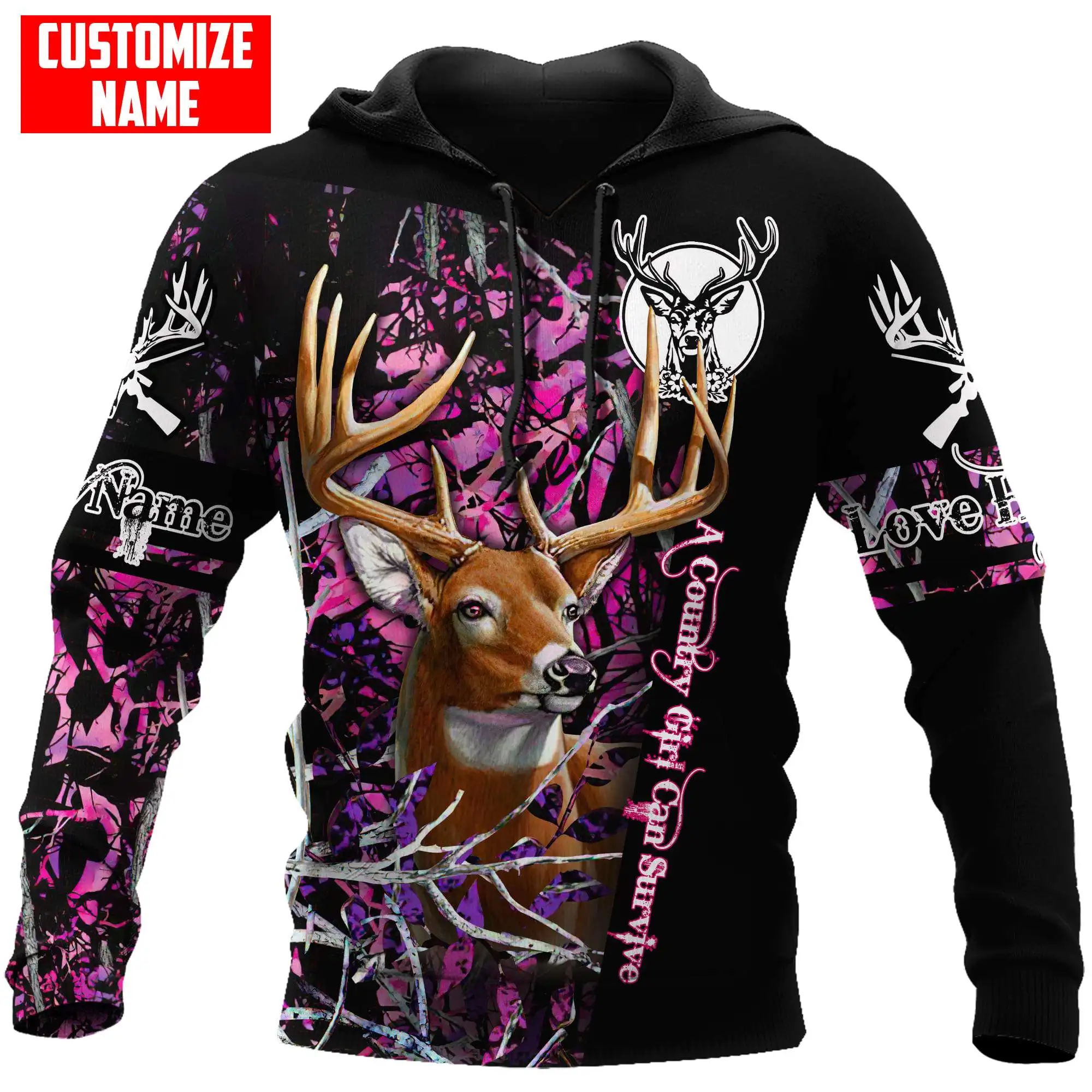 Customized Name Love Hunting 3D All Over Printed Men's Hoodie & Sweatshirt Autumn Unisex Zip Hoodies Casual Streetwear KJ820
Customized Name Love Hunting 3D All Over Printed Men's Hoodie & Sweatshirt Autumn Unisex Zip Hoodies Casual Streetwear KJ820