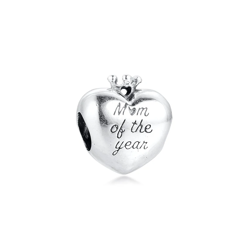 acsesoris for women Mum Of The Year Heart Charm Sterling Silver Jewelry Fits silver 925 bracelets For Woman DIY Beads
acsesoris for women Mum Of The Year Heart Charm Sterling Silver Jewelry Fits silver 925 bracelets For Woman DIY Beads