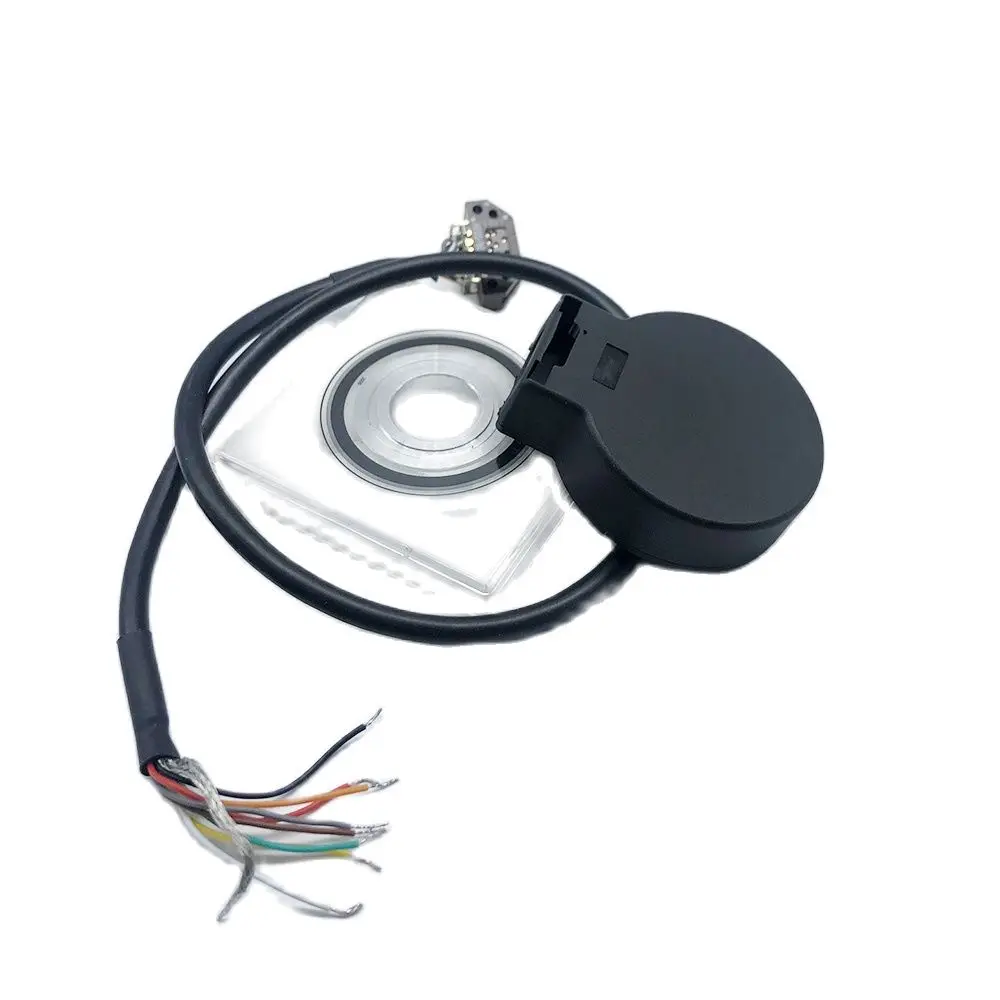 PD56 20mm Hole Hollow Shaft Optical Encoder Disk 1000-2048ppr A B Z A- B- Z- Six Phase Line Driver Output
PD56 20mm Hole Hollow Shaft Optical Encoder Disk 1000-2048ppr A B Z A- B- Z- Six Phase Line Driver Output