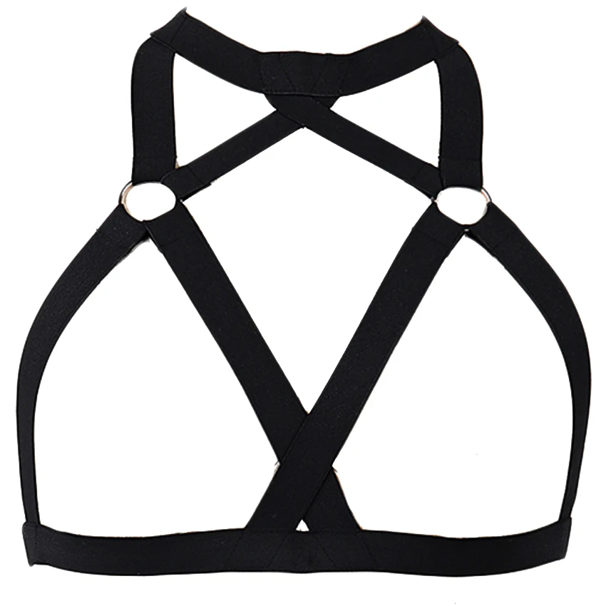 Black Harness Bra Sexy Body Cage Harajuku Gothic Bondage Body Harness Belt Woman Edgy Punk Lingerie Pastel Goth Cage Bra
Black Harness Bra Sexy Body Cage Harajuku Gothic Bondage Body Harness Belt Woman Edgy Punk Lingerie Pastel Goth Cage Bra
