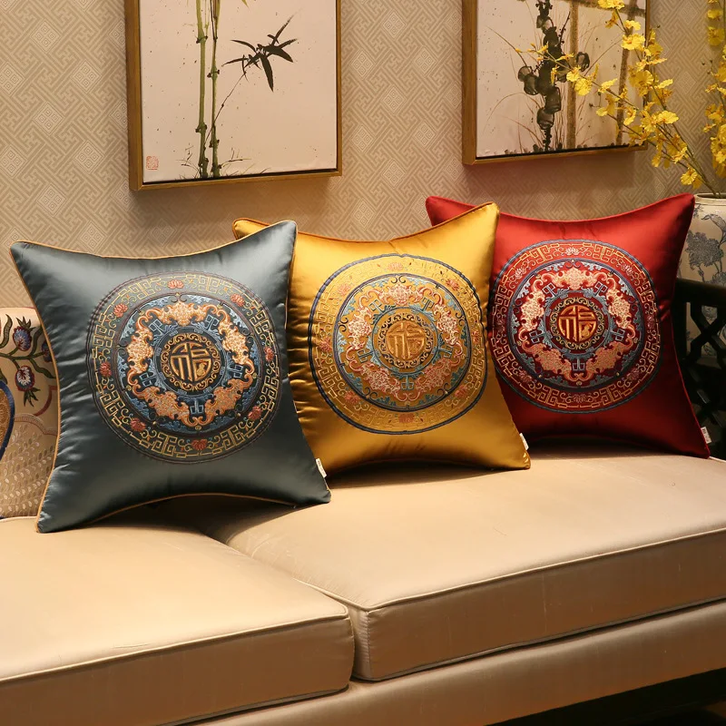 Classical Circle Embroidered Cushion Cover Flower Butterfly Chinese Style Pillowcase Red Blue Pillow Covers Home Wedding Decor
Classical Circle Embroidered Cushion Cover Flower Butterfly Chinese Style Pillowcase Red Blue Pillow Covers Home Wedding Decor