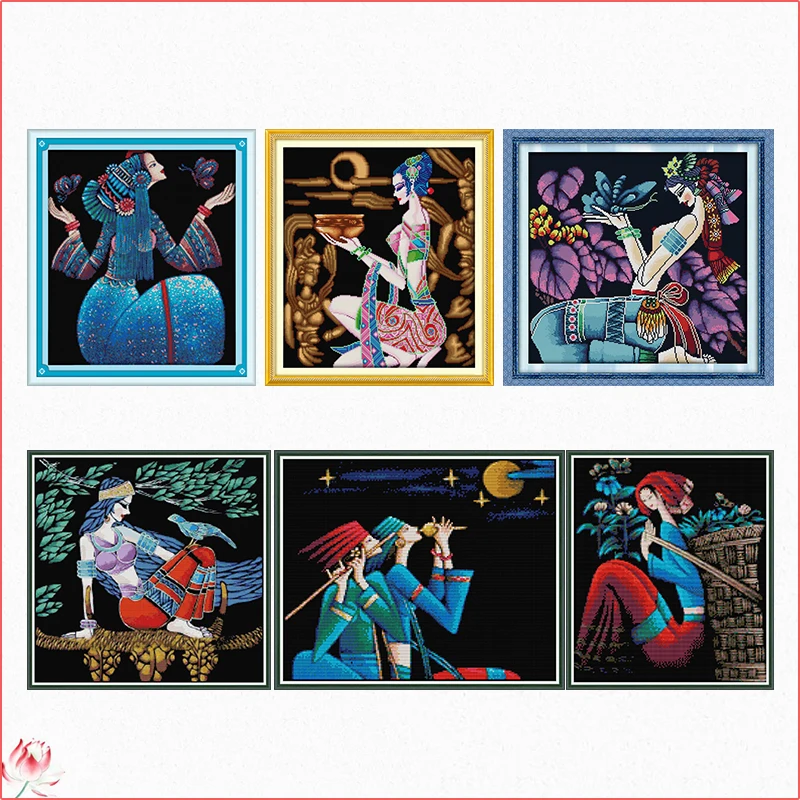 Joy Sunday Art Beauty Series Cross Stitch Kit DIY Pattern Embroidery Kit 11CT 14CT Needlework Sewing Kit Home Deco Painting
Joy Sunday Art Beauty Series Cross Stitch Kit DIY Pattern Embroidery Kit 11CT 14CT Needlework Sewing Kit Home Deco Painting
