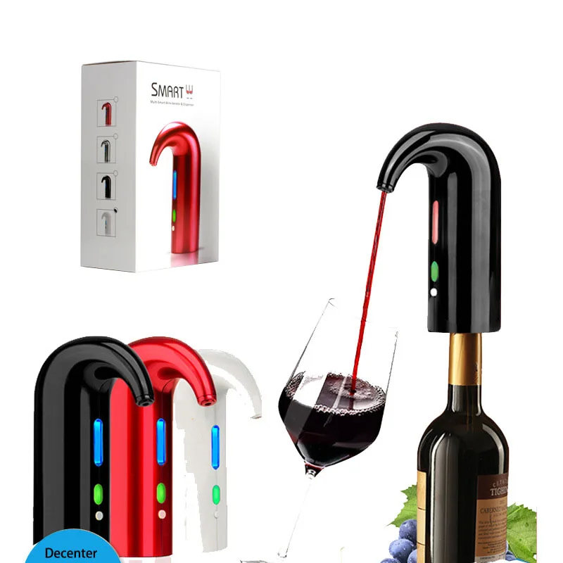 3 colors Electric Wine Pourer Aerator Portable Instant Wine Decanter Dispenser Pump One-Touch Automatic USB Rechargeable
3 colors Electric Wine Pourer Aerator Portable Instant Wine Decanter Dispenser Pump One-Touch Automatic USB Rechargeable