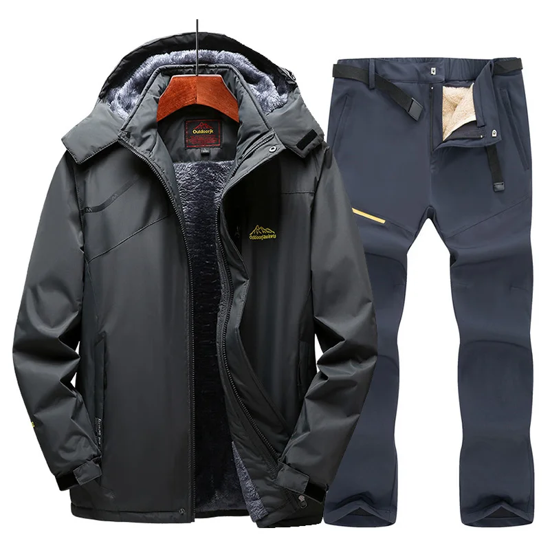 Ski Suit For Men Snow Jacket pants Sets Winter Warm Skiing Snowboarding Clothes Waterproof Windproof Men's Sport Suit
Ski Suit For Men Snow Jacket pants Sets Winter Warm Skiing Snowboarding Clothes Waterproof Windproof Men's Sport Suit