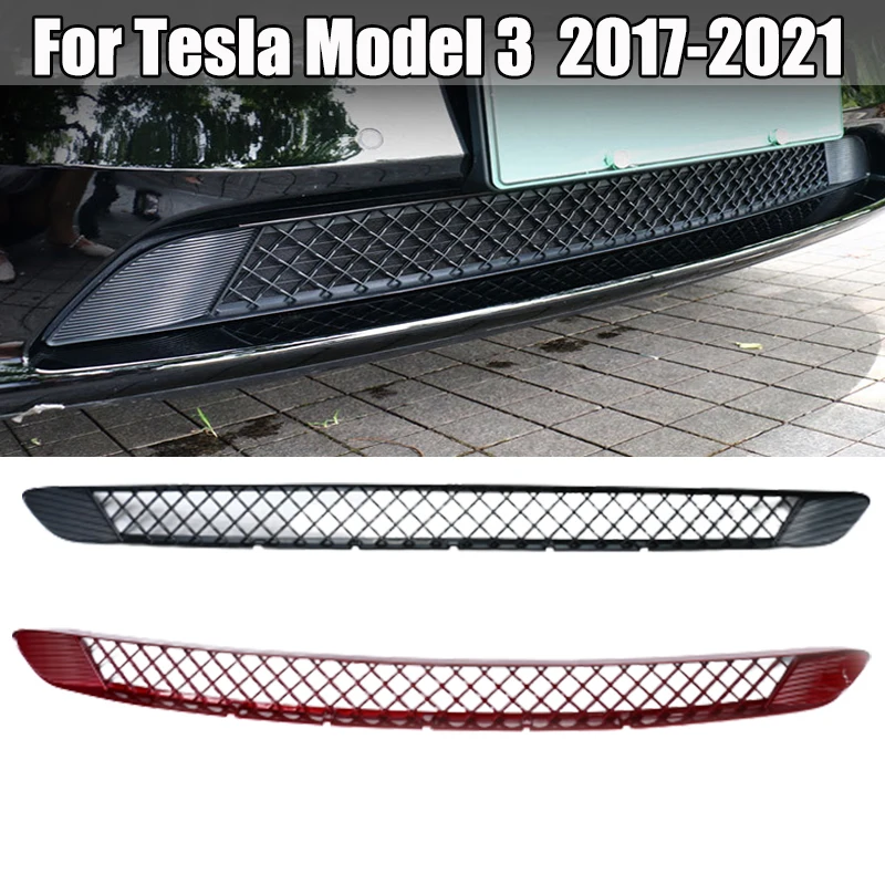 Car Front Bumper Mesh Racing Grille For Tesla model 3 2017-2021 (Honeycomb Style) Insect-proof Net Protector Black/Red
Car Front Bumper Mesh Racing Grille For Tesla model 3 2017-2021 (Honeycomb Style) Insect-proof Net Protector Black/Red
