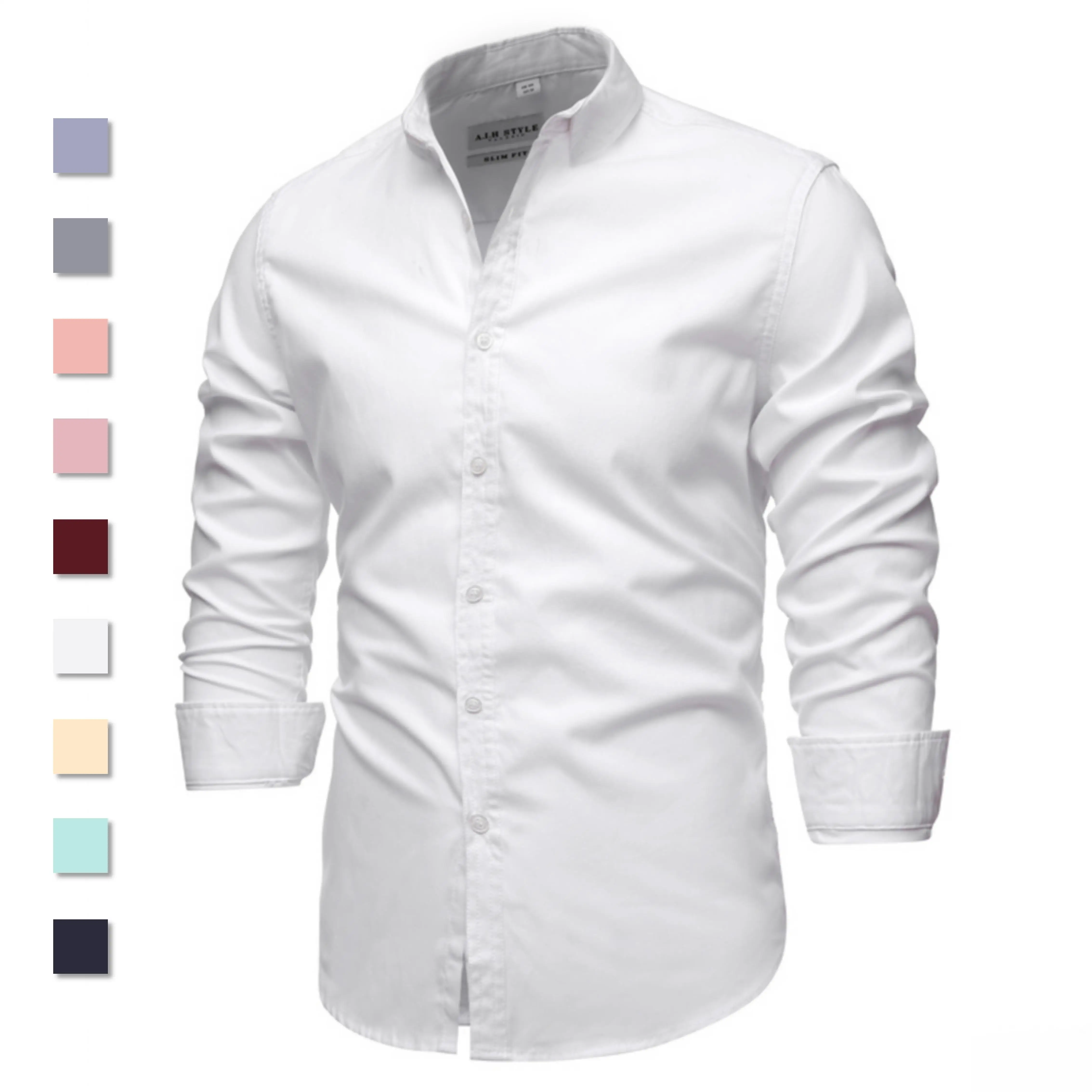 9 Colors NicePop 100% Cotton Oxford Shirt Men Spring Casual Men Shirt Long Sleeve Slim Fit Dress Shirts Men's Social Shirt
9 Colors NicePop 100% Cotton Oxford Shirt Men Spring Casual Men Shirt Long Sleeve Slim Fit Dress Shirts Men's Social Shirt