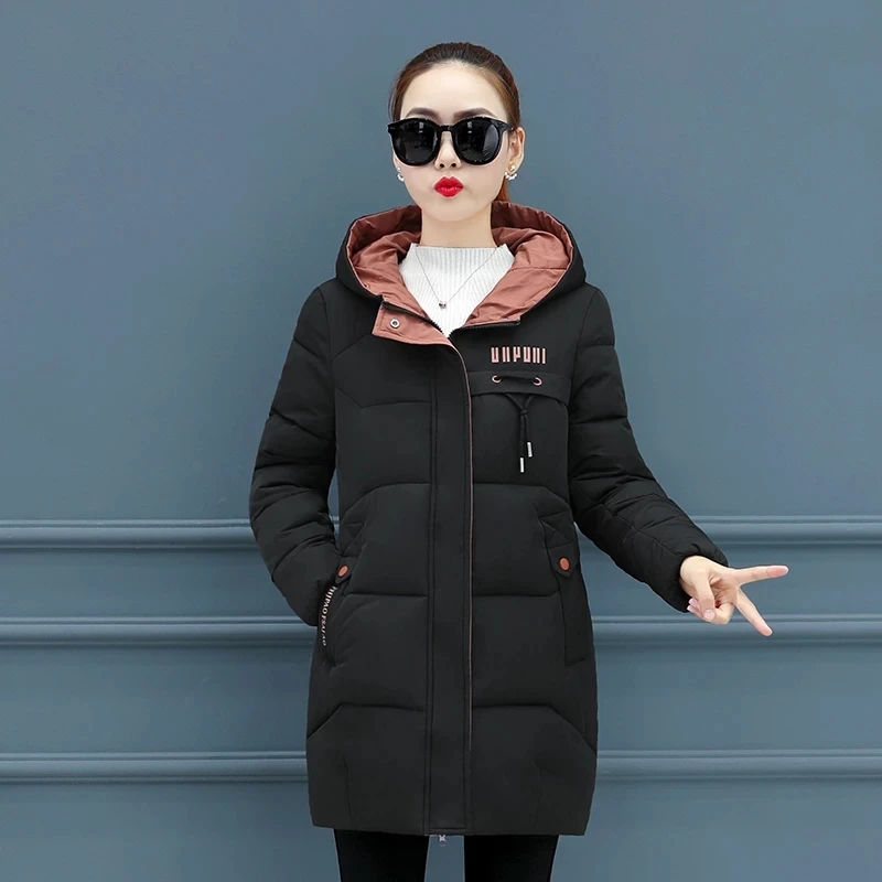 Women's Jackets Fad Hooded Slim Long Parkas Female Winter Solid Plus Size Korean Style Stand Collar Thick Cold Coat Ladies
Women's Jackets Fad Hooded Slim Long Parkas Female Winter Solid Plus Size Korean Style Stand Collar Thick Cold Coat Ladies