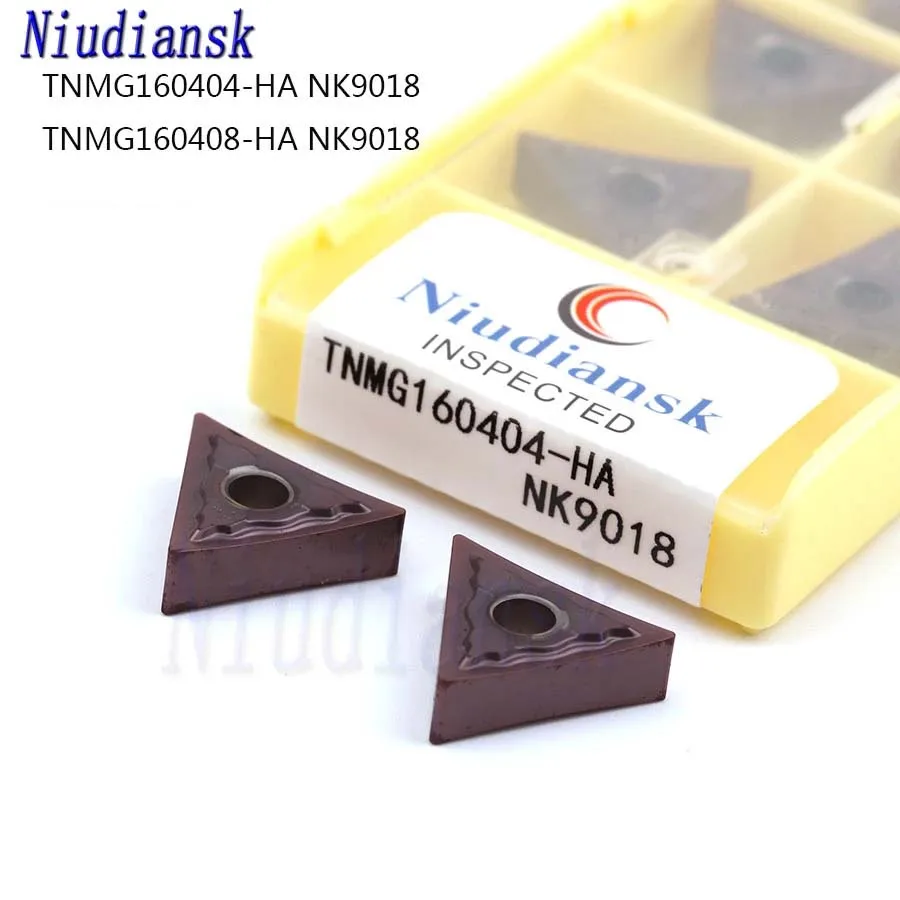 10 шт. TNMG160404 HA NK9018 TNMG160408 HA NK9018 высококачественные карбидные вставки токарная вставка токарные инструменты для токарного станка с ЧПУ для нержавеющей стали
10 шт. TNMG160404 HA NK9018 TNMG160408 HA NK9018 высококачественные карбидные вставки токарная вставка токарные инструменты для токарного станка с ЧПУ для нержавеющей стали