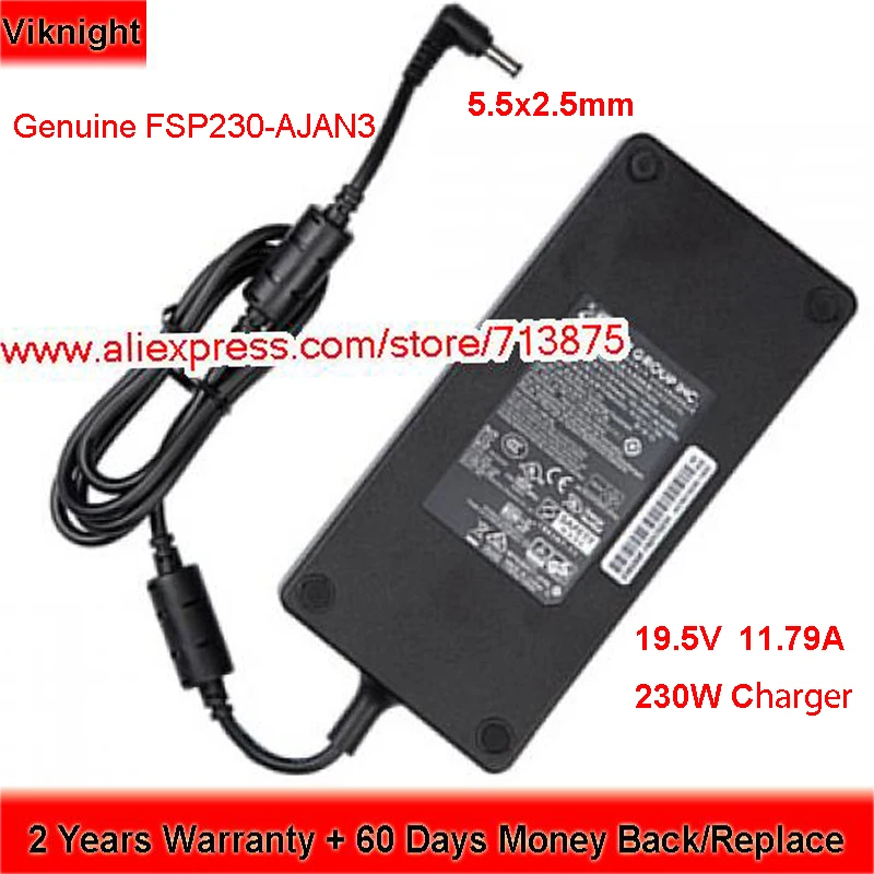 Genuine FSP230-AJAN3 AC Adapter 19.5V 11.79A 230W for INTEL NUC X15 LAPKC71E LAPQC71A LAPKC71F LAPQC71B NUC8I7 VAPOR 15 PRO 17
Genuine FSP230-AJAN3 AC Adapter 19.5V 11.79A 230W for INTEL NUC X15 LAPKC71E LAPQC71A LAPKC71F LAPQC71B NUC8I7 VAPOR 15 PRO 17