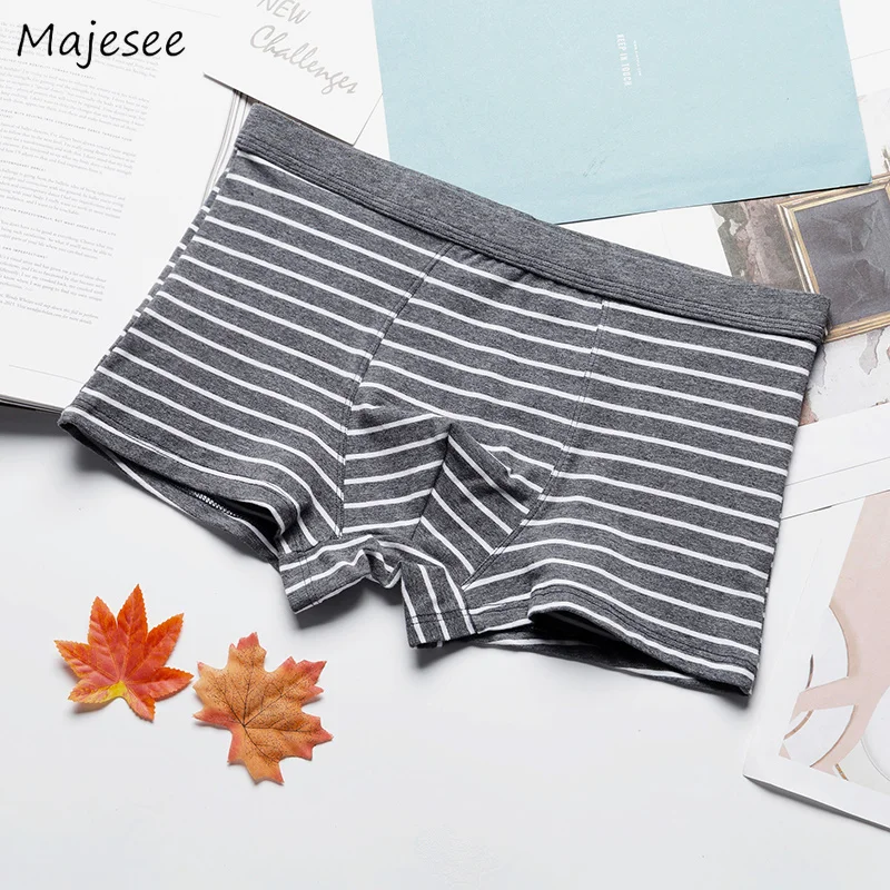 Boxers Men Striped Leisure Simple Soft High Quality Elastic Waist Plus Size Underwear Mens Chic Hombre Cueca Boxer Masculina
Boxers Men Striped Leisure Simple Soft High Quality Elastic Waist Plus Size Underwear Mens Chic Hombre Cueca Boxer Masculina