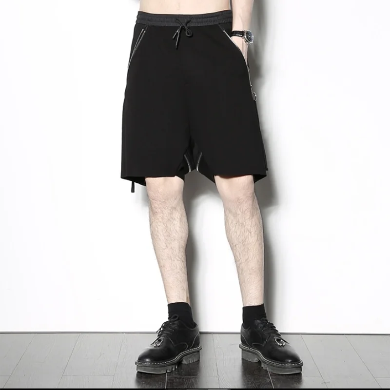 Men's Casual Shorts Summer New Dark Elastic Waist Large Zipper Splicing Design Low-Grade Loose Fashion Versatile Shorts
Men's Casual Shorts Summer New Dark Elastic Waist Large Zipper Splicing Design Low-Grade Loose Fashion Versatile Shorts