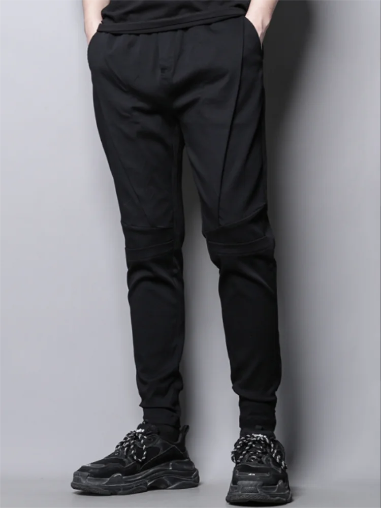 Men's Pencil Pants Spring And Autumn New Solid Color Personality Cut Stitching Slim Design Casual Pants Fashion Sports Pants
Men's Pencil Pants Spring And Autumn New Solid Color Personality Cut Stitching Slim Design Casual Pants Fashion Sports Pants