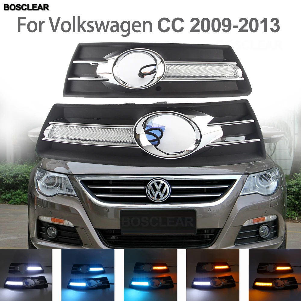 2PC LED DRL Daytime Running Light Turning Signal/Fog Lamp Driving Bumper For Volkswagen CC 2009 2010/11/12/13 White Blue Yellow
2PC LED DRL Daytime Running Light Turning Signal/Fog Lamp Driving Bumper For Volkswagen CC 2009 2010/11/12/13 White Blue Yellow