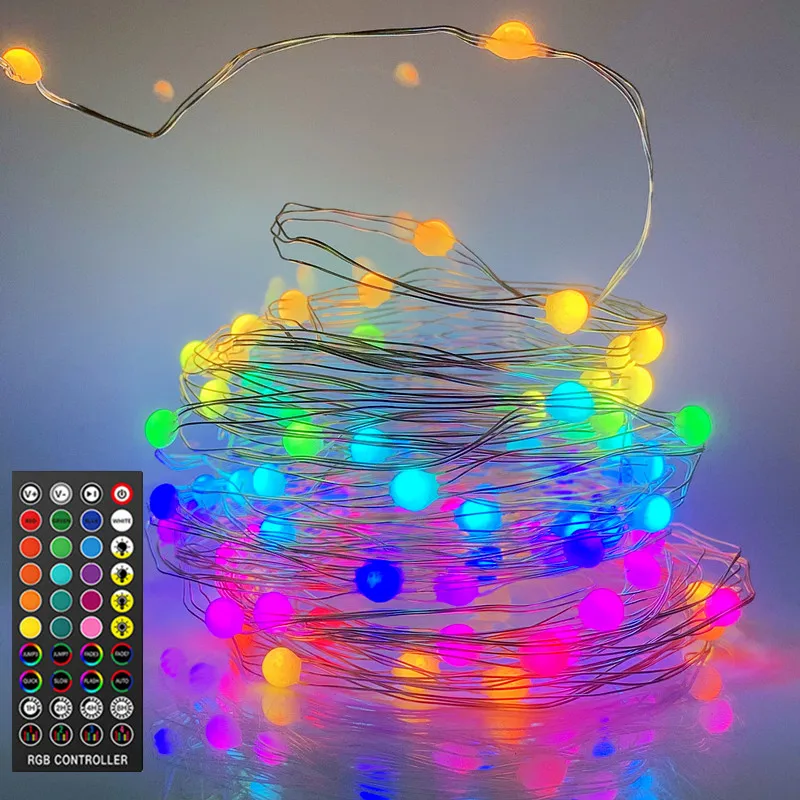 Полноцветная светодиодная гирлянда RGB 5 м 10 м, медный провод, USB, уличная сказочная лампа для рождественской елки, сада, дома, свадьбы
Полноцветная светодиодная гирлянда RGB 5 м 10 м, медный провод, USB, уличная сказочная лампа для рождественской елки, сада, дома, свадьбы