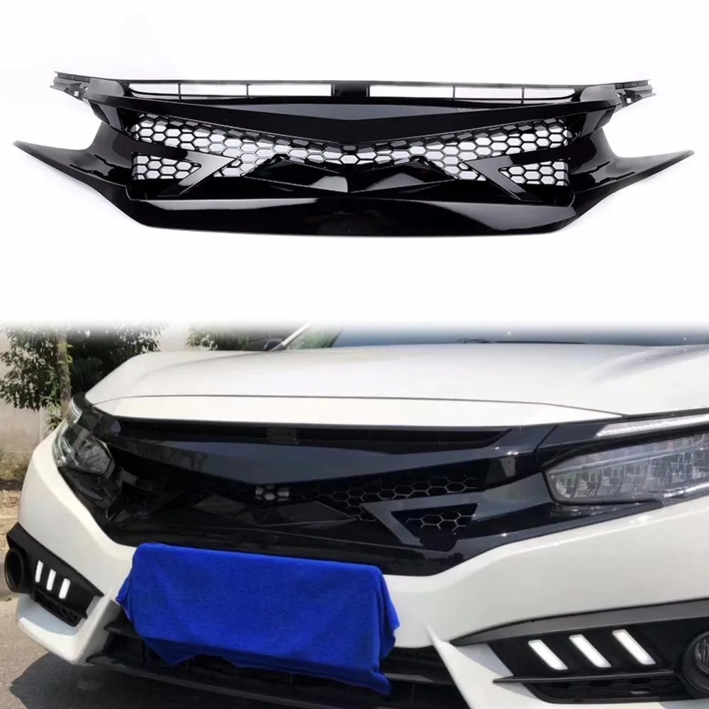 Автомобильные внешние тюнинговые решетки для Honda Civic 2016-2019, решетка из АБС-пластика, подходит для решетки переднего бампера Civic
Автомобильные внешние тюнинговые решетки для Honda Civic 2016-2019, решетка из АБС-пластика, подходит для решетки переднего бампера Civic