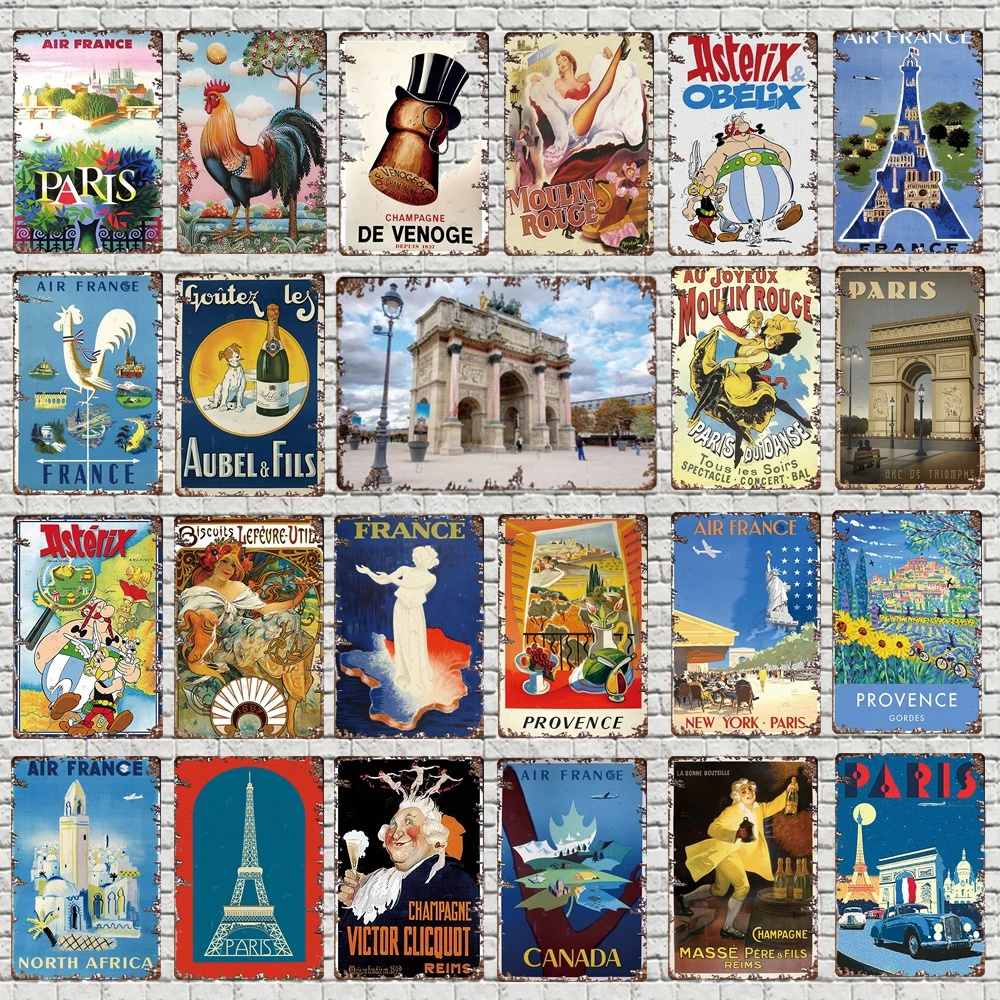 French Style Poster Classic Building Plaque Metal Vintage Tin Sign Wall Bar Restaurant Home Shop Craft Decor 30X20CM DU-4581A
French Style Poster Classic Building Plaque Metal Vintage Tin Sign Wall Bar Restaurant Home Shop Craft Decor 30X20CM DU-4581A