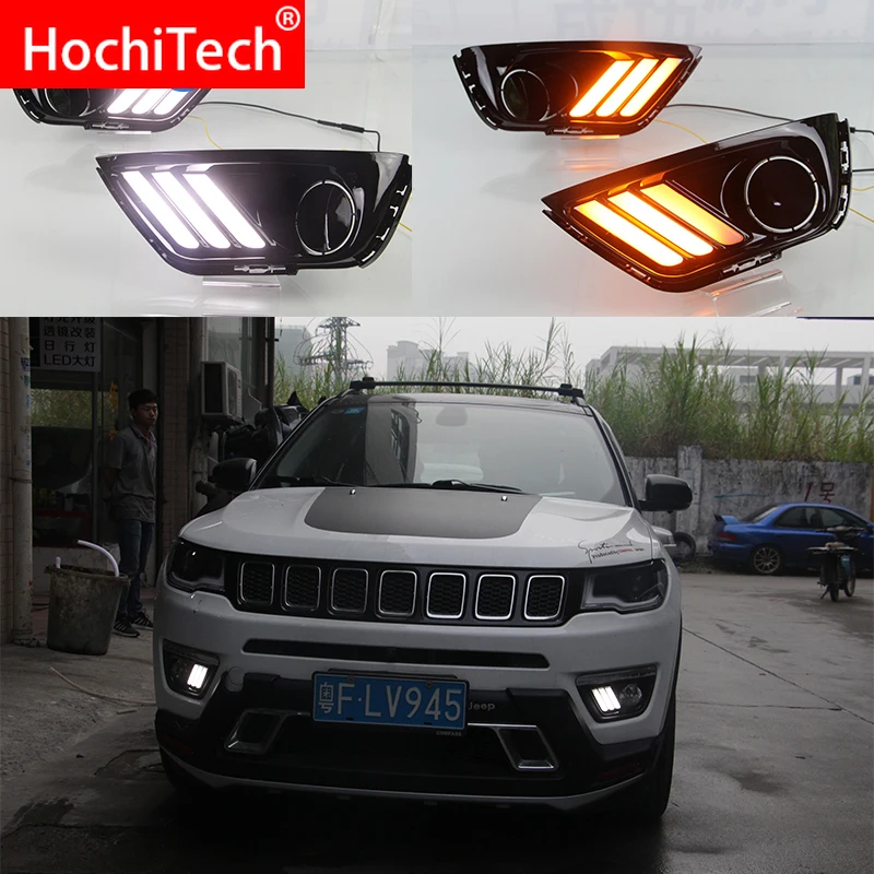 For Jeep Compass 2016 2017 2018 2019 Dynamic Turn Signal Waterproof Car DRL 12V LED Daytime Running Light Fog Lamp Decoration
For Jeep Compass 2016 2017 2018 2019 Dynamic Turn Signal Waterproof Car DRL 12V LED Daytime Running Light Fog Lamp Decoration