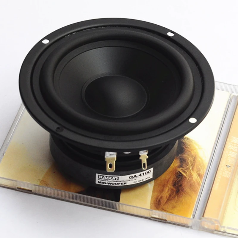 KYYSLB QA-4100 8Ohm 80W 4 Inch Advanced HiFi Woofer LoudSpeaker Home Audio Sound Bass Speaker Driver Unit
KYYSLB QA-4100 8Ohm 80W 4 Inch Advanced HiFi Woofer LoudSpeaker Home Audio Sound Bass Speaker Driver Unit