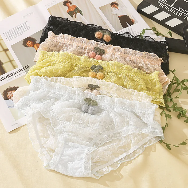 Women's Underwear Sexy Lace Panties Fashion Transparent Comfort Briefs Mid Waist Seamless Invisible Underpants Female Lingerie
Women's Underwear Sexy Lace Panties Fashion Transparent Comfort Briefs Mid Waist Seamless Invisible Underpants Female Lingerie