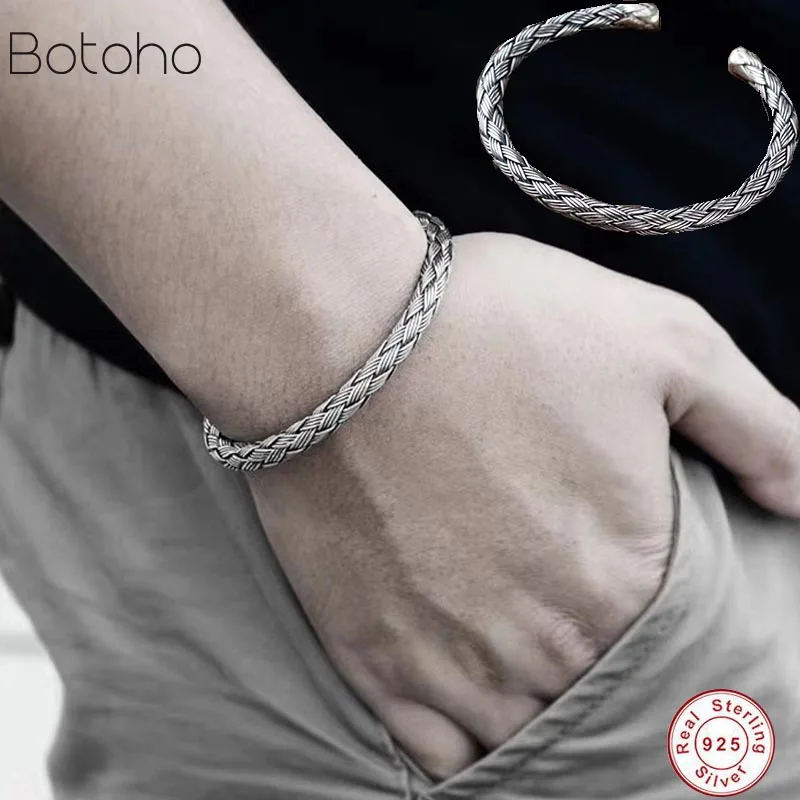 S925 sterling silver colour bangle jewelry retro Thai silver colour embossed opening bracelet for men women bracelet gift
S925 sterling silver colour bangle jewelry retro Thai silver colour embossed opening bracelet for men women bracelet gift