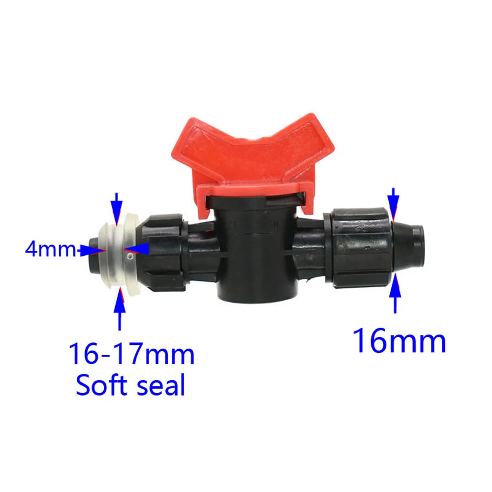 15pc 16mm Drip Tape Tap Connectors Valve With Locked 1/2" Thread Pipe Water Connectors Garden Greenhouse Irrigation
15pc 16mm Drip Tape Tap Connectors Valve With Locked 1/2" Thread Pipe Water Connectors Garden Greenhouse Irrigation