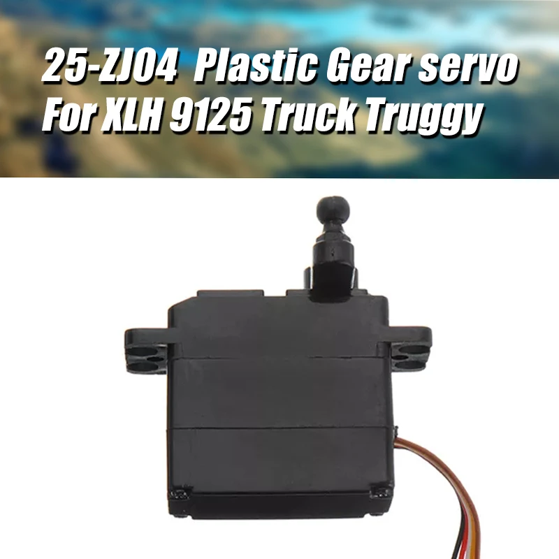 Original 25-ZJ04 5-Wire Steering Analog Servo Plastic Gear for Xinlehong 9125 REMO 4WD 1/10 High Speed Remote Control Car Truck
Original 25-ZJ04 5-Wire Steering Analog Servo Plastic Gear for Xinlehong 9125 REMO 4WD 1/10 High Speed Remote Control Car Truck