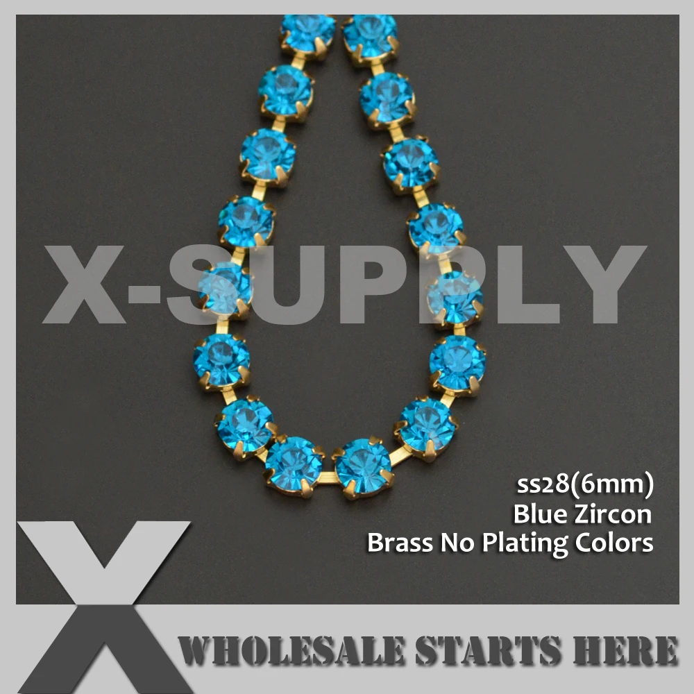Blue Zircon 6mm Round Rhinestone Cup Chain Trim for Jewelry DIY Decorations,Bracelets,Clothes 5Yards/Lot
Blue Zircon 6mm Round Rhinestone Cup Chain Trim for Jewelry DIY Decorations,Bracelets,Clothes 5Yards/Lot