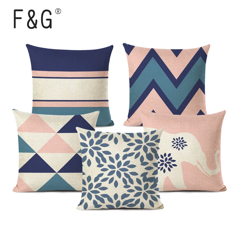 Nordic Design Cushion Cover Pink Blue Geometric Throw Pillowcase 45cmX45cm Color Decoration Home Office Car Bed Seat Pillow Case
Nordic Design Cushion Cover Pink Blue Geometric Throw Pillowcase 45cmX45cm Color Decoration Home Office Car Bed Seat Pillow Case