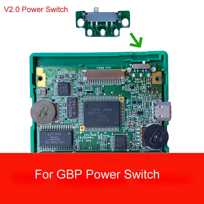 100 Pcs Power Button Switch Version 2.0 For Gameboy Pocket GBP For Gameboy Color GBC Game Console Repair Parts V2.0
100 Pcs Power Button Switch Version 2.0 For Gameboy Pocket GBP For Gameboy Color GBC Game Console Repair Parts V2.0