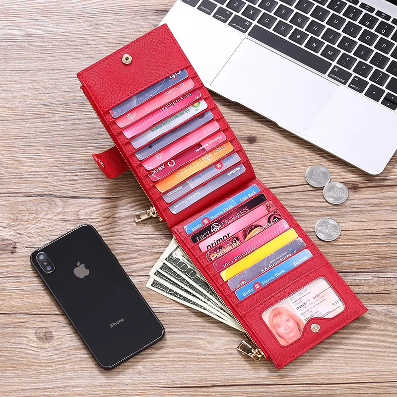 Women Long PU Leather Wallets Vintage Cellphone Clutch Multi-functional Purse Card ID Holder 7-5
Women Long PU Leather Wallets Vintage Cellphone Clutch Multi-functional Purse Card ID Holder 7-5