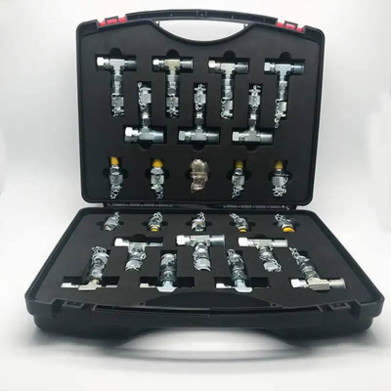 Import Excavator Pilot Pump Engine Oil Pressure Seismic Pressure Gauge Hydraulic Oil Admeasuring Apparatus Set Tee Fitting
Import Excavator Pilot Pump Engine Oil Pressure Seismic Pressure Gauge Hydraulic Oil Admeasuring Apparatus Set Tee Fitting