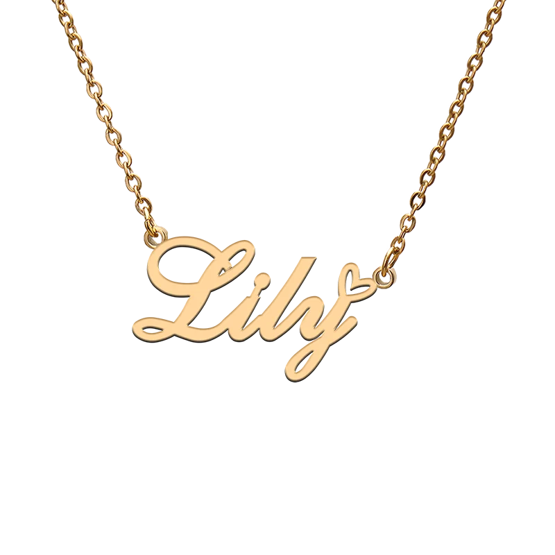 Custom Personalized Name Necklaces for Lily Best Friends Birthday Christmas Mother Days Jewelry Gifts
Custom Personalized Name Necklaces for Lily Best Friends Birthday Christmas Mother Days Jewelry Gifts