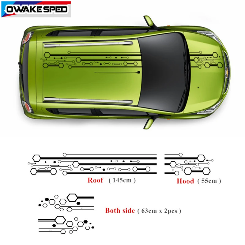 1set For Chevrolet Spark Geometric Square Graphics Decals Car Body Door Side Hood Roof Stickers Racing Sport Stripes Accessories
1set For Chevrolet Spark Geometric Square Graphics Decals Car Body Door Side Hood Roof Stickers Racing Sport Stripes Accessories