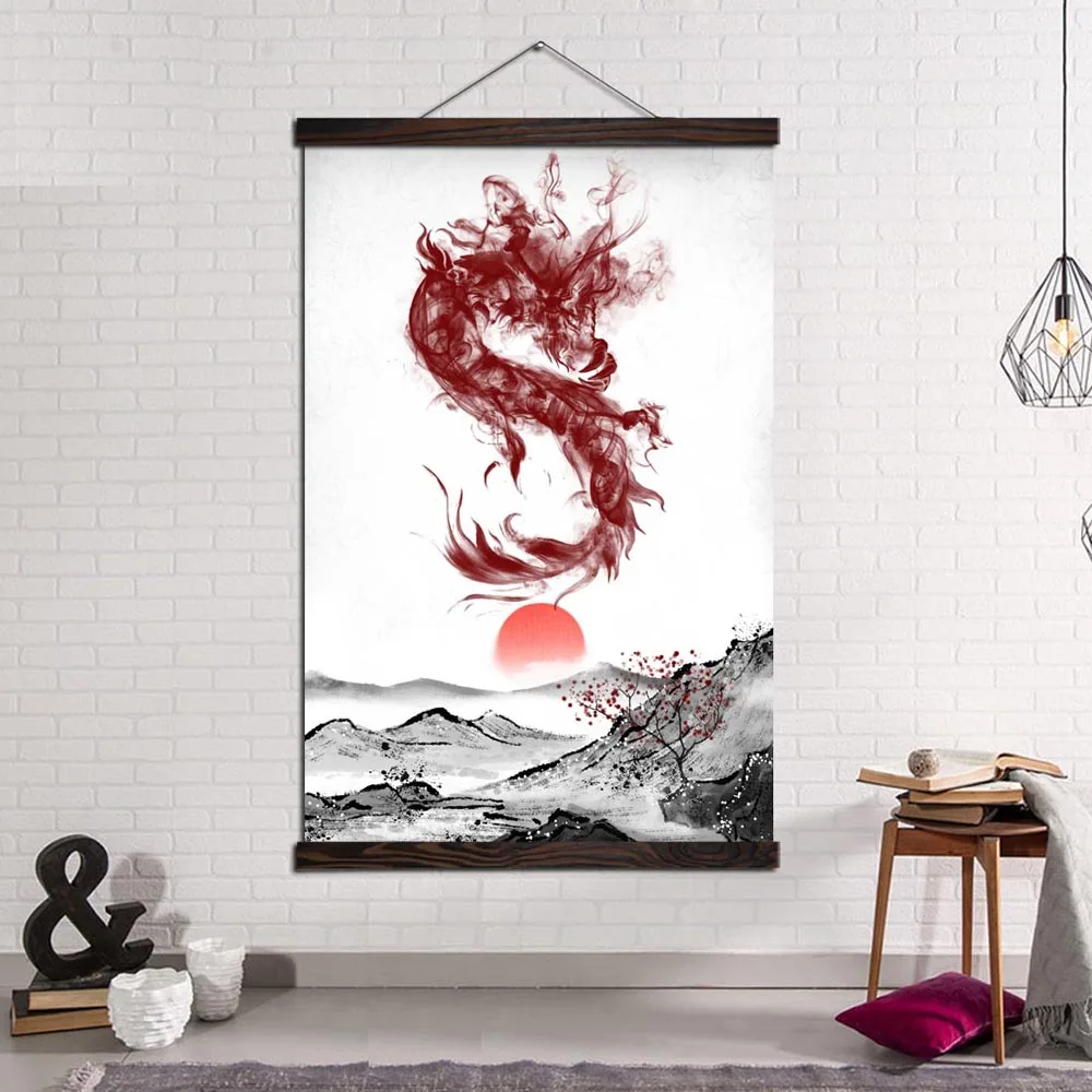 Wall Art Picture Canvas Prints and Posters Canvas Painting Modern Pictures Home Decor Traditional Chinese Dragon Ink Landscape
Wall Art Picture Canvas Prints and Posters Canvas Painting Modern Pictures Home Decor Traditional Chinese Dragon Ink Landscape