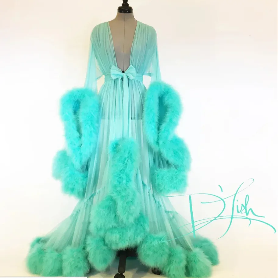 2020 New Womens Robe Nightgown Bathrobe Sleepwear Bridal Robe Perspective Sexy Lave Feather Flared Sleeve Tail Dress
2020 New Womens Robe Nightgown Bathrobe Sleepwear Bridal Robe Perspective Sexy Lave Feather Flared Sleeve Tail Dress
