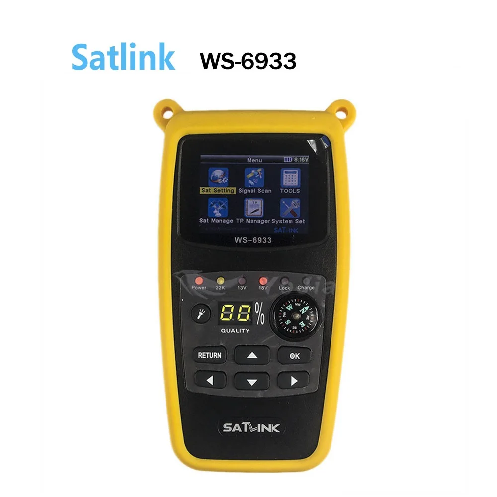 Спутниковый искатель Satlink WS-6933, DVB-S2, цифровое спутниковое устройство для поиска, 2,1 дюймовый ЖК-дисплей, DVB S2, Sat Meter WS 6933
Спутниковый искатель Satlink WS-6933, DVB-S2, цифровое спутниковое устройство для поиска, 2,1 дюймовый ЖК-дисплей, DVB S2, Sat Meter WS 6933