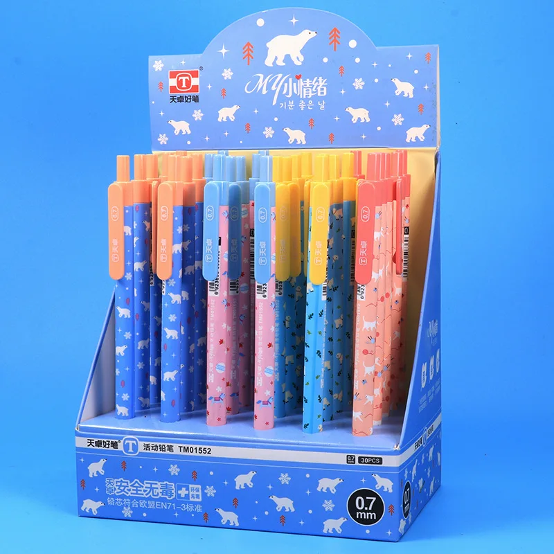 30 pcs/lot Cartoon Animal Mechanical Pencil Cute 0.5/0.7mm Student Automatic Pen For Kid School Office Supply
30 pcs/lot Cartoon Animal Mechanical Pencil Cute 0.5/0.7mm Student Automatic Pen For Kid School Office Supply