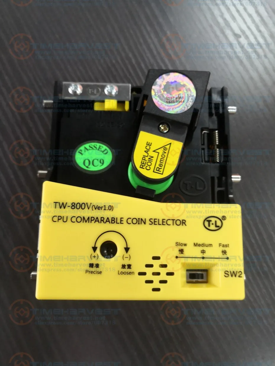 New Vertical Advanced CPU comparable Coin selector TW800V vertical coin acceptor game accessories for coin operator Game machine
New Vertical Advanced CPU comparable Coin selector TW800V vertical coin acceptor game accessories for coin operator Game machine