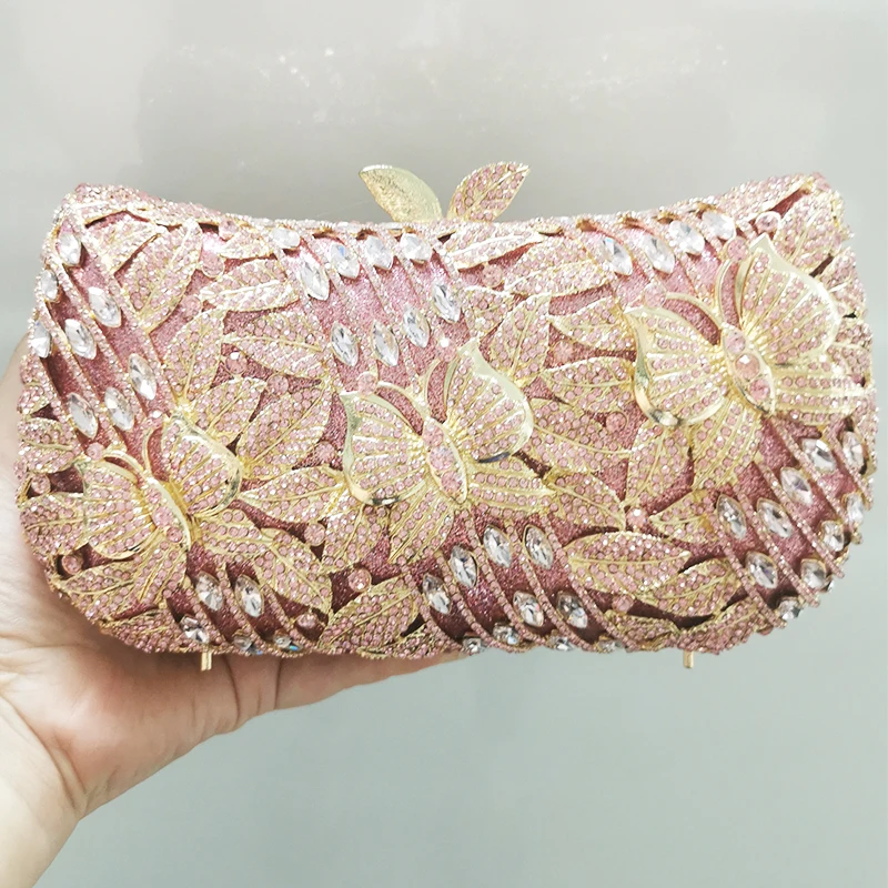 WHTUOHENG Pink Diamond Evening Bags Gold Metal Purse Hollow Out Crystal Women Wedding Bridal Purses Hard Box Dinner Handbag
WHTUOHENG Pink Diamond Evening Bags Gold Metal Purse Hollow Out Crystal Women Wedding Bridal Purses Hard Box Dinner Handbag