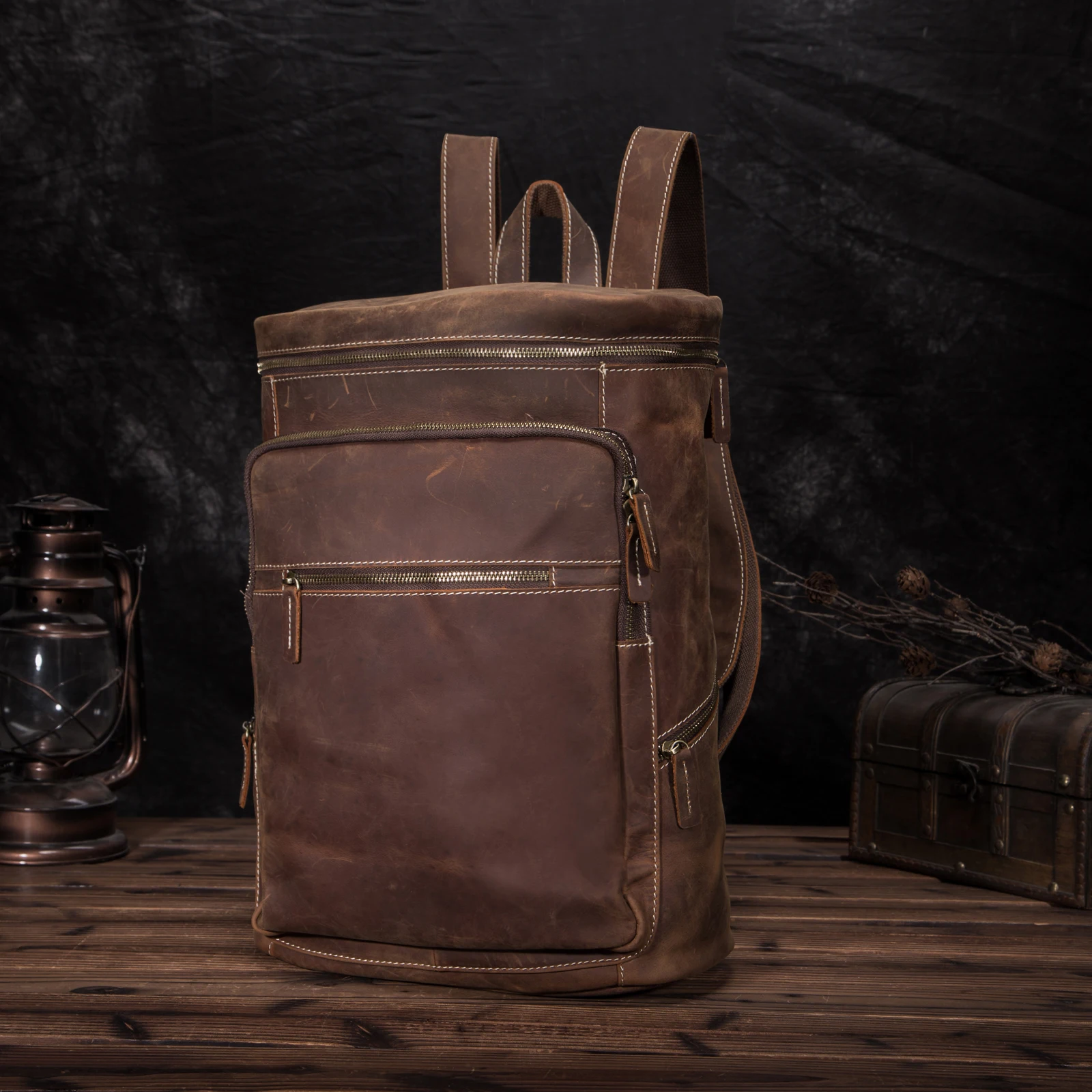 New Original Leather Large Capacity Design Men Travel Casual Backpack Daypack Rucksack Fashion College School Laptop Bag 3011
New Original Leather Large Capacity Design Men Travel Casual Backpack Daypack Rucksack Fashion College School Laptop Bag 3011