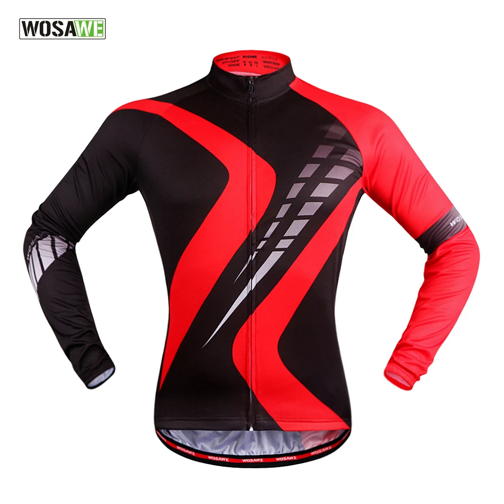 WOSAWE Thin Bicycle Jersey Long Sleeve Road MTB Bike Cycling Clothing Sportswear Breathable Mountain Bike Cycling Jerseys Spring
WOSAWE Thin Bicycle Jersey Long Sleeve Road MTB Bike Cycling Clothing Sportswear Breathable Mountain Bike Cycling Jerseys Spring