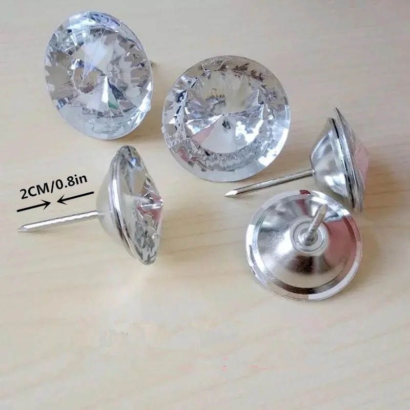 50pcs/lot 18-30mm Acrylic Rhineston Crystal Buttons Upholstery Nail Stud Sofa Bed Headboard Decor Furniture Nails Free Shipping
50pcs/lot 18-30mm Acrylic Rhineston Crystal Buttons Upholstery Nail Stud Sofa Bed Headboard Decor Furniture Nails Free Shipping